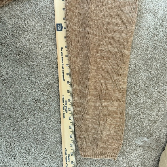 Vintage Ramie Cotton Floral Embroidered Chunky Knit Sweater Women’s L/XL Grandma - Picture 12 of 12